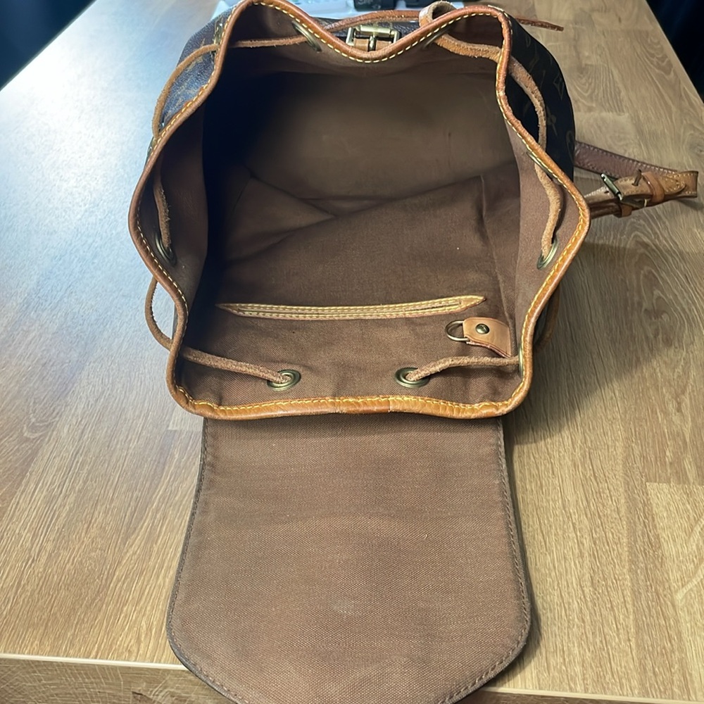 Louis Vuitton Brown Tan Monogram Montsouris MM Vintage - Picture 9 of 15